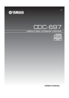 Yamaha CDC-697 - Owners Manual 